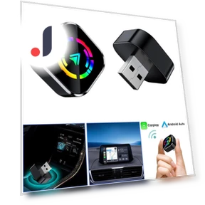 2 in 1 AI Smart Box USB Auto CarPlay Dongle — Phone Accessories, YJMP Auto Parts