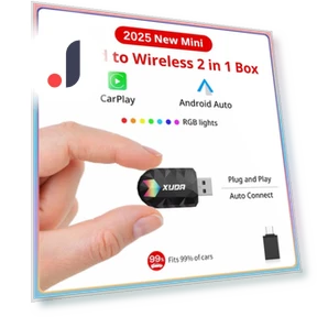2in1 Wireless CarPlay AI Mini Box Android Auto Box — Car Accessories & Gadgets, ZoomSpark