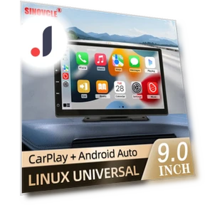 9-inch CarPlay Android Auto Car Radio — Stereo Receivers, ZoomSpark