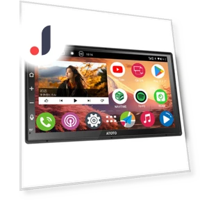 Android 2DIN Car Stereo with QLED Display — Car Installation Essentials, ATOTO