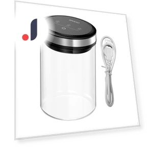 Automatic Vacuum Coffee Canister — Jars & Canisters, Qiline
