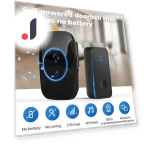 Autonomous Waterproof Wireless Doorbell Kit — Kits, YJMP Electronic