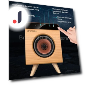 Bluetooth 5.0 Multimedia Mini Speaker — Portable Audio, Branwish