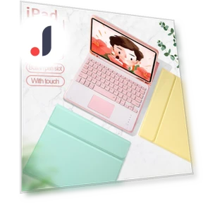 Bluetooth Keyboard Case with Touchpad for iPad Air 6th Gen — Keyboard Cases, SS-Pajamas-01