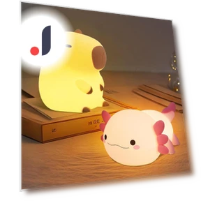 Cute Axolotl Night Light — Night Lights, TOP-MALL-001