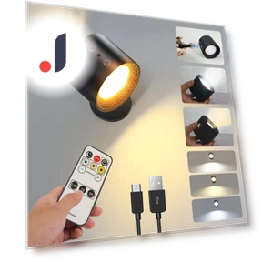 Double LED Wall Light with Touch Control — Night Lights, TOP-MALL-001