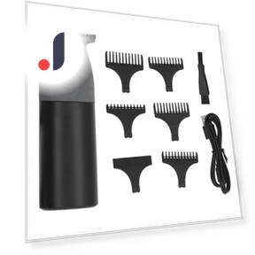 Electric Hair Trimmer with Smart LCD Display — Nose & Ear Trimmers, ZY-jieri