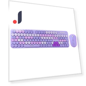 Ergonomic 2.4G Wireless Silent Keyboard Mouse Combo — Keyboard and Mouse Sets, Mofii
