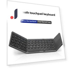 Foldable Wireless Thin Silent Bluetooth Keyboard with Touchpad — Keyboards, SS-Pajamas-01