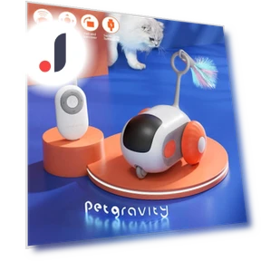Interactive Smart Toy Car for Cats — Cat Playthings, TOP-MALL-001