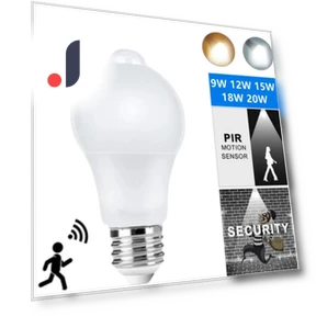 LED Motion Sensor Light Bulb — Outdoor Security & Flood Lighting, GuangZhouZhenqin