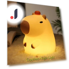 LED Silicone Capybara Night Light — Night Lights, TOP-MALL-001