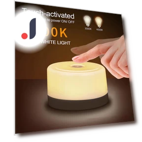 LED Touch Night Light with USB Charging — Night Lights, TOP-MALL-001