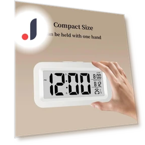 Mini Digital Alarm Clock with Temperature and Date — Alarms & Clocks, TOP-MALL-001