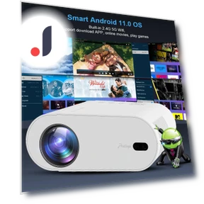 Portable Full HD 1080p Projector — Home Theater Projectors, Essager Electronic