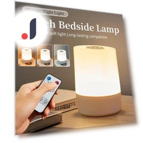 Rechargeable Touch Night Light with Remote Control — Lamps & Shades, TOP-MALL-001
