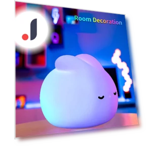 Silicone Rabbit Night Light — Night Lights, TOP-MALL-001
