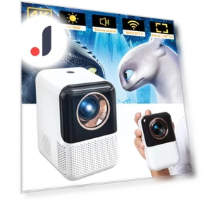 Smart Android WiFi LED Home Theater Mini Projector — Home Theater Projectors, Essager Electronic