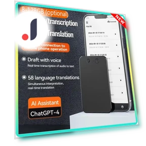 Smart Audio Recorder with Real-Time Transcription — Portable Audio Recorders, Essager Electronic