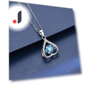 Smart Diamond Heart Necklace — Smart Jewelry, Wipon