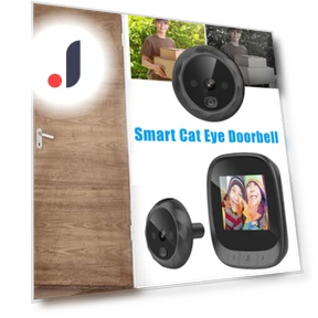 Smart Digital Doorbell with LCD Display — Viewers, Crown Global