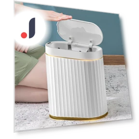 Smart Sensor Trash Can — Kitchen Cans, Simple and warm
