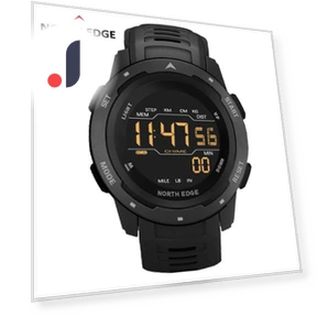 Smart Sports Watch with Dual Time — Sport Watches, NORTH EDGE