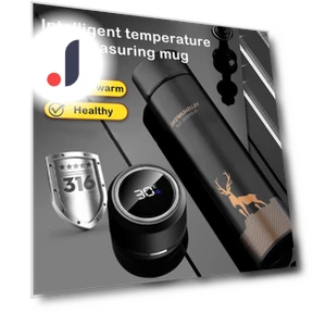 Smart Thermos Water Bottle with LED Temperature Display — Thermoses, Darling Women Boutique