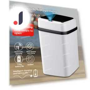 Smart Trash Bin — Kitchen Cans, Simple and warm