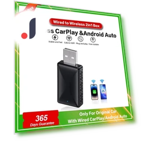 Wireless CarPlay Android Auto Adapter — Car Essentials, JOHO