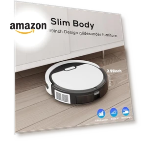 3-in-1 Ultra Thin Robot Vacuum and Mop Combo — Smart Cleaning Robots, Kipvvo