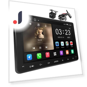 Android Display Audio Android Navigation 9 CarPlay Android Auto Wireless GPS 24 EQ AI Dash Cam Backup Camera Included... — Car Installation Essentials, Zen-Japan Electronics