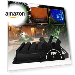Bluetooth Control RGB LED Floodlight — Outdoor Security & Flood Lighting, ASIGN