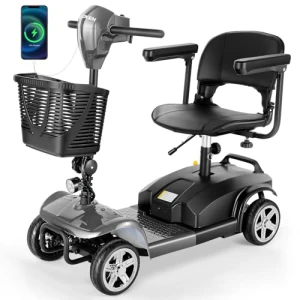 Foldable 4 Wheel Mobility Scooter, Wooken