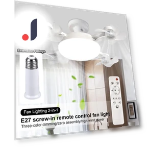 LED Ceiling Fan with Dimmer and Remote Control — Ceiling Fans, Good Household Items