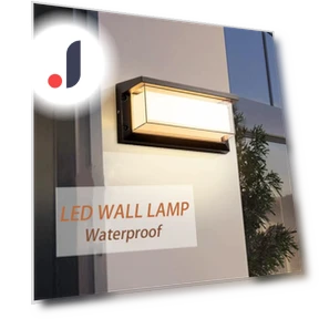 LED Wall Light with Motion Sensor — Outdoor Security & Flood Lighting, Lemo Nade