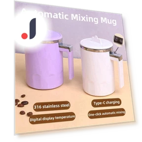 Magnetic Self-Stirring Mug — Beverage Warmers, DC-HOME-3