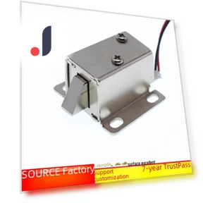 Micro Electromagnetic Low Voltage DC Electric Control Smart Locker Oblique Bolt — Locks, TrendVibeCN
