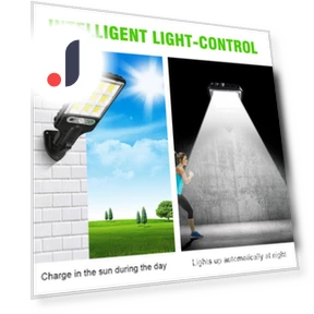 Outdoor Solar LED Lights — Outdoor Security & Flood Lighting, Stone Home