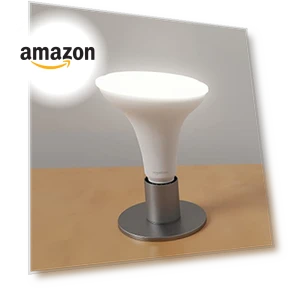 PAR38 Dusk to Dawn Sensor LED Light Bulb — LED, Amazon Basics