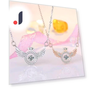 Smart Angel Wings Necklace — Men's Necklaces, Commodity Jewel