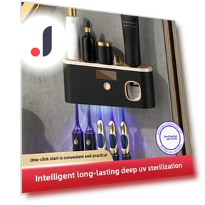 Smart Disinfecting Solution for Toothbrushes — Toothbrush Holders, JR-Studio