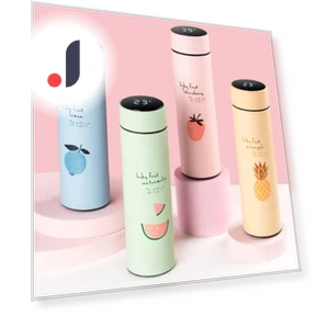 Smart Stainless Steel Thermos Bottle — Travel Drinkware, Garden Supplies My
