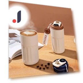 Smart Thermos with Temperature Display — Beverage Warmers, Garden Supplies My