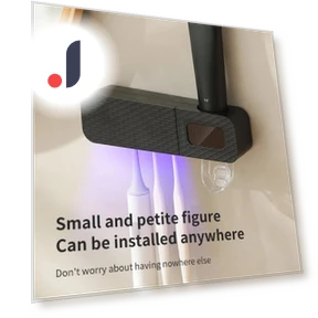 Smart Wall-Mounted Toothbrush Holder — Cup Holders, Daily necessities-V