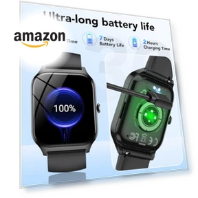 Smart Watch with Bluetooth Calls and Fitness Tracking — Smartwatches, CASCHO