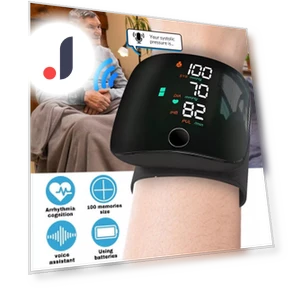 Smart Wrist Blood Pressure Monitor — Blood Pressure Monitors, VamsLuna
