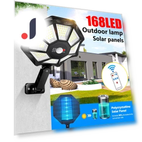 Solar Powered Street Light with Remote Motion Sensor — Outdoor Security & Flood Lighting, YWZT BEIMT Factory