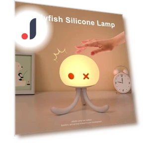 Touch-Activated Dimming Silicone Night Light — Night Lights, guangbaokejki