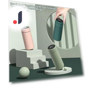 Vacuum Cup with Touch LCD Screen — Beverage Warmers, Amusedly